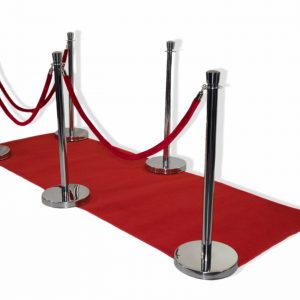 Bollards + Red Carpet